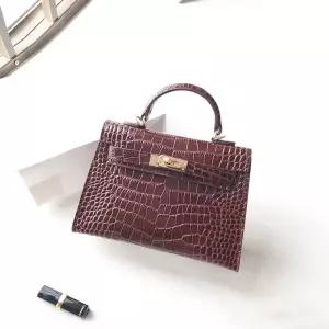 파이톤백 악어무늬가방 가죽 블랙 여성 악어 미니