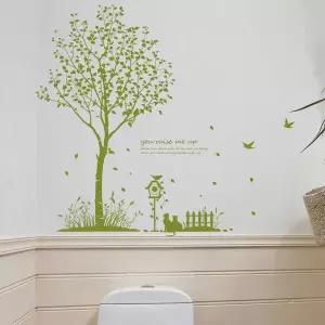 유라이즈미업 QV05QJ05 단색 벽지 창문 포인트 그래픽스티커 라이트올리브