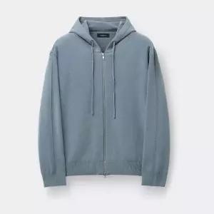 [롯데백화점]커스텀멜로우 그레이 후드 집업 스웨터 CWWAS26101GYX