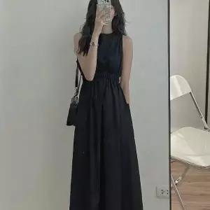 여자 여름 셔링 민소매 데일리룩 원피스