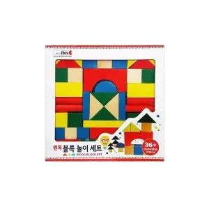 [RIZPICK]아이비스 10000 원목블록놀이세트(SP) 10489