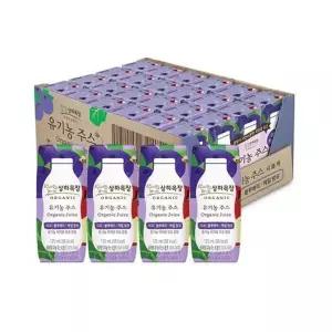 [셀러허브]상하목장 유기농주스 사과 블루베리 케일 125ml 24개 (S47223994)