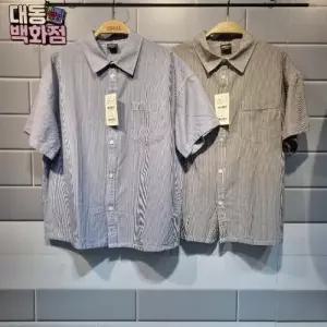 유솔대동백화점 DP01 스트라이프 반팔셔츠 아동공용스트라이프  반팔 셔츠 U