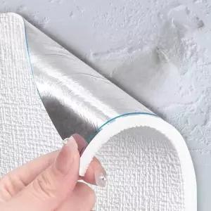 방한 벽지 도배 방습 방풍 자재 방수 셀프 곰팡이 강한 붙이는 미니 접착식