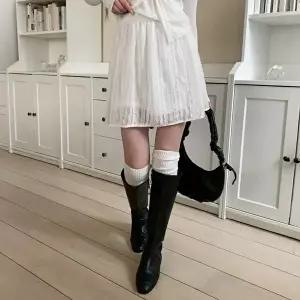 [옷자락]여자 데일리룩 필수템 밴딩 레이스 미니스커트