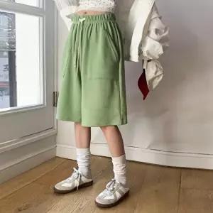 [신상오픈런]|KMP95C7|여성용 부드러운 코튼 쮸리 와이드 루즈핏 반바지