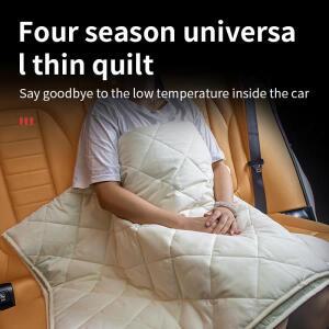 편안 부드러우며   탈부착 가능한 2 in 1 베개이불 자동차 차량용 호환 쿠션 담요 미쓰비시 아웃랜더 ASX R
