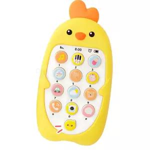 6개월아기 불빛 말랑 병아리 아기전화기 핸드폰장난감 4세 영유아 한글떼기
