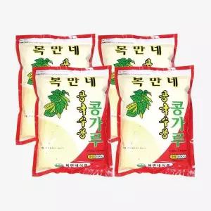 [엘루맘] 복만네식품 콩국수용 콩가루 850g 4개