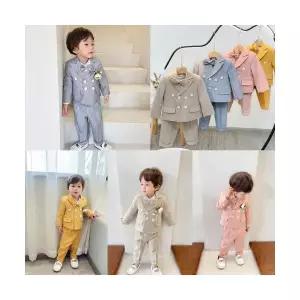 팜므 남아 정장 키즈 아기 정장 아동 돌아기 봄가을 색감 3종세트설날