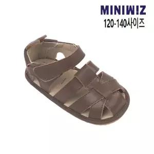 [토박스] TOEBOX 미니위즈 걸음마 신발 위즈 샌 브라운 피셔맨 아동 샌들 MZKCF2TSSA11 MZKCF2TSSA11BRO