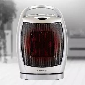 유니맥스 PTC 전기온풍기 순간발열 세라믹팬 전기히터 3단풍속