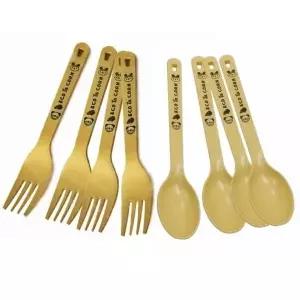 [골드스마일]옥수수 주니어 스푼 포크 8P 어린이집 유치원 학원