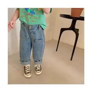 팜므 여아 아동 투포켓 아기 유아 봄가을 청바지설날