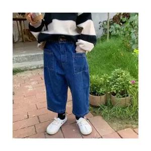 팜므 유아 아동 아기 봄가을 투포켓 청바지설날