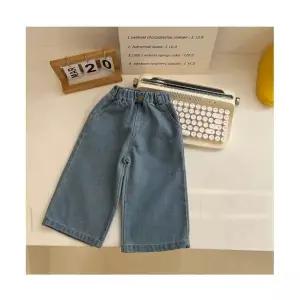 팜므 아기청바지 여아 봄가을 봄 통큰 와이드 데님 유아 여아 팬츠설날