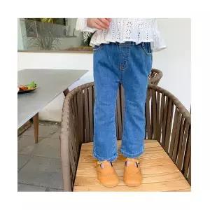 팜므 아기청바지 여아 봄가을 봄 나팔 데님 유아 여아 팬츠설날