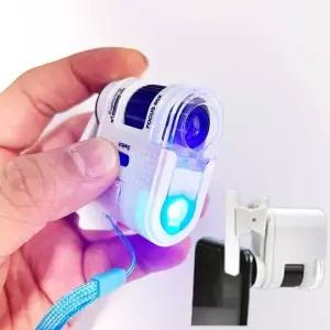 [골드스마일]80배율 휴대용 미니 현미경 스마트폰 장착 확대경