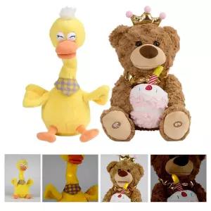 두돌선물 아기 언어발달 노래 녹음 말하는 인형 장난감 추천 곰인형