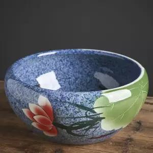 도자기 수반 대형 스톤 어항 대리석 연꽃 석재 장