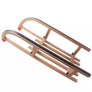 나무썰매 전통 겨울 매트 아이스 스노우 스케이트