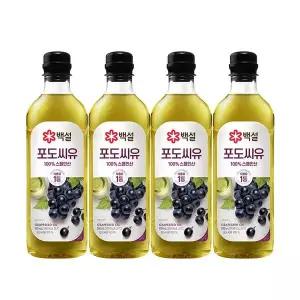 [하프클럽/CJ제일제당]백설 포도씨유 900ml x4개