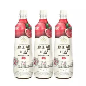 [하프클럽/CJ제일제당]쁘띠첼 미초 석류 900ml x3개