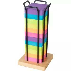 정말 좋은 물건 끈적끈적한 노트 타워 - 1개 가로 5인치 세로 1인치 홀더 사무용품 및 학용품 교사 필수품