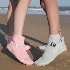 해변 신발  휴대용 자르기 방지 스노클링 하이탑 통기성 남성 여성 다이빙화 워터파크 미끄럼