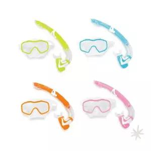 주니어 물안경 스노클 세트 어린이 수영 장비 물놀이 바다 수중 탐험 여름 휴가