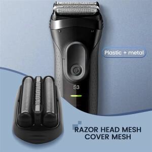 브라운 시리즈 3 전기 면도기 301S310S320S330S340S360S3010S3020S3030S3040용 21B 교체 헤드