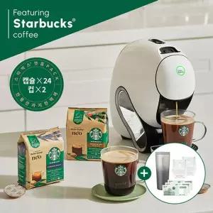돌체구스토 네오 스타벅스 앳홈 팩 커피머신(캡슐2+머그2포함)(굿...