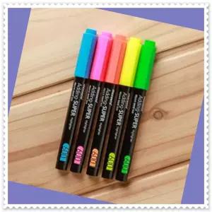 - 우편무료 - 5P 모나미 에딩 슈퍼 형광펜세트 - 5색세트 선명한색상 컬러펜