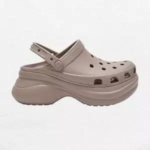 [크록스]클래식 베이 클로그 베이지 여성 / 206302-214