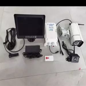 야간 카메라 붐 모니터 건설현장 블랙박스 후방 감시 CCTV 고화질 촬영