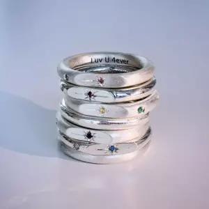 탄생석반지 제작은반지 주문제작실버반지