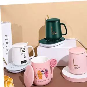 컵워머 55도 usb컵워머 유지 따뜻한 발열컵 보온 컵받침대 차 커피 우유