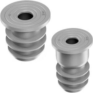 세탁기 호스 씰링 링 2개 팩 스트레이너 배수관 실리콘 냄새 방지 바닥 플러그 하수도 탈취 커버 씰 - 주방