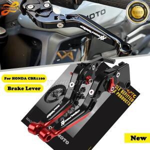 혼다 CBR1100XX CBR 1100 XX BLACKBIRD 1997 2000-2007 용 오토바이 조정 가능한 브레이크 클러치 레버 핸