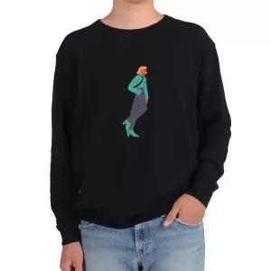 맨투맨 민트색 여인 단발머리 회사원 출근룩 간지녀그림 다양한