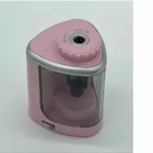 [문구/오피스] 전자 연필깎이 핑크색 자동 문구용 핸드헬드