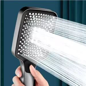 4단 고압 넓은 와이드 수압 상승 교체 샤워기 헤드분사 호환가능 원터치 샤워장 목욕탕 욕실 회전 필터 추