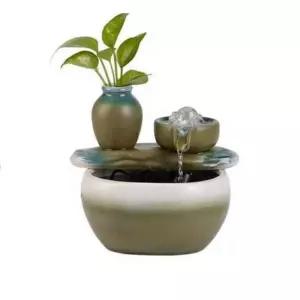 소형 실내 분수대 인테리어 꽃분수 가정용 인공폭포 미니 분수