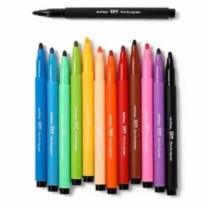 [문구/오피스] 12색 컬러링펜 필기구 다양한 색상 싸인펜 학습용 문구