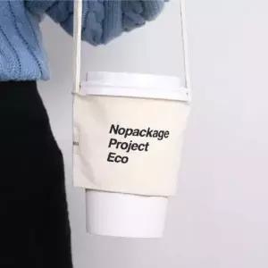 컵홀더 드링크백 패브릭 카페 커피 테이크아웃 가방