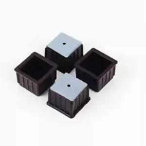 사각 의자발커버 4P 적정 24mm 의자 싸게 패드 덮개소음방지캡 바닥보호 의패드 끌림 의캡 미끄럼 책상고정