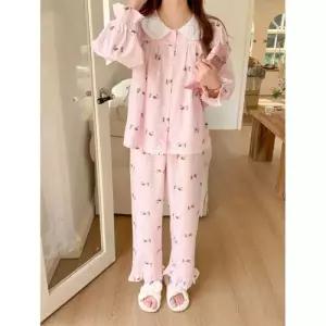 픽호샵 봄 캐릭터 커플 세트 파자마 잠옷세트 실내복 꾹1