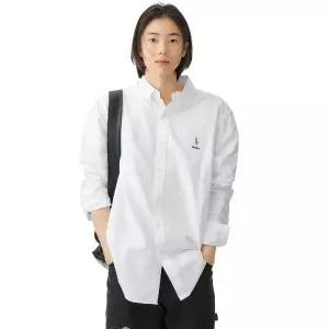 폴로 POLO RALPH LAUREN [White Collection] 커스텀핏 클래식 옥스포드 셔츠 - 화이트