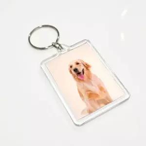 [셀러에이드]아크릴 투명 증사 최애 사진 액자 키링 직사각
