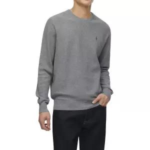 폴로 POLO RALPH LAUREN 코튼 크루넥 스웨터 - 그레이